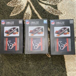 3 Toss Mini Bean Bag Games NFL Texans Edition